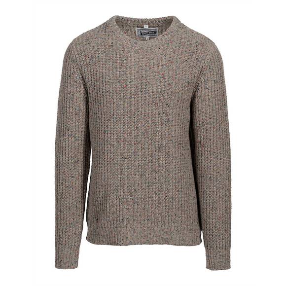 NEW SCHOTT donegal crewneck sweater in natural - Picture 1 of 3